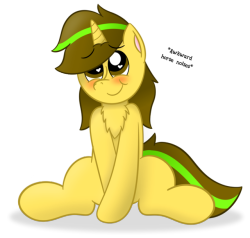 ask-aaronthepony:// My part of an art trade