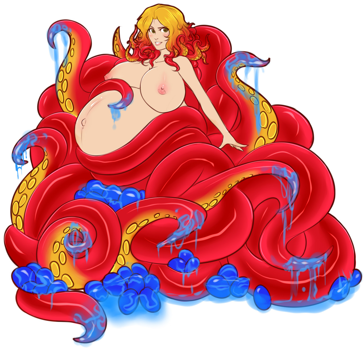 madamsquiggles:  somehow turned from cute monster girls to broodmothers LOL 