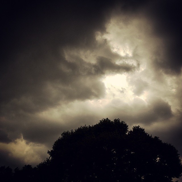 Wormhole. #storm #clouds #sky #silhouette #Nature #thunder #lightning #rain #summer