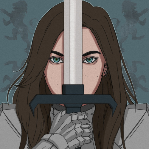 eleonorpiteira: Me as a knight as my avatar for the onethousandandoneknights project. Funny fact: my