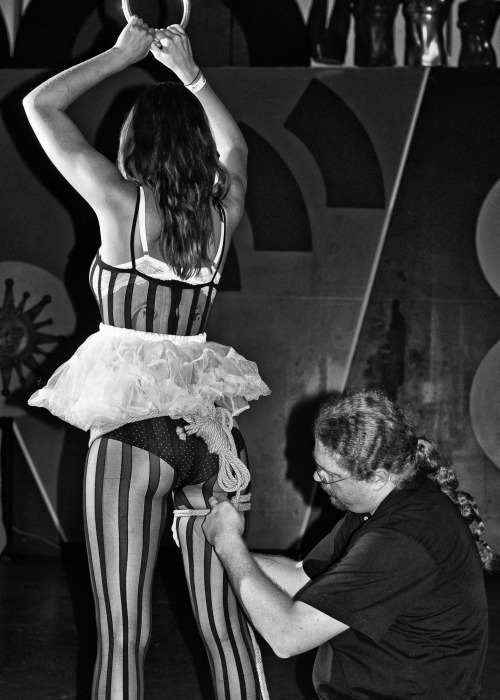 pepalfreyman:  Public suspension exhibition, circa 2010