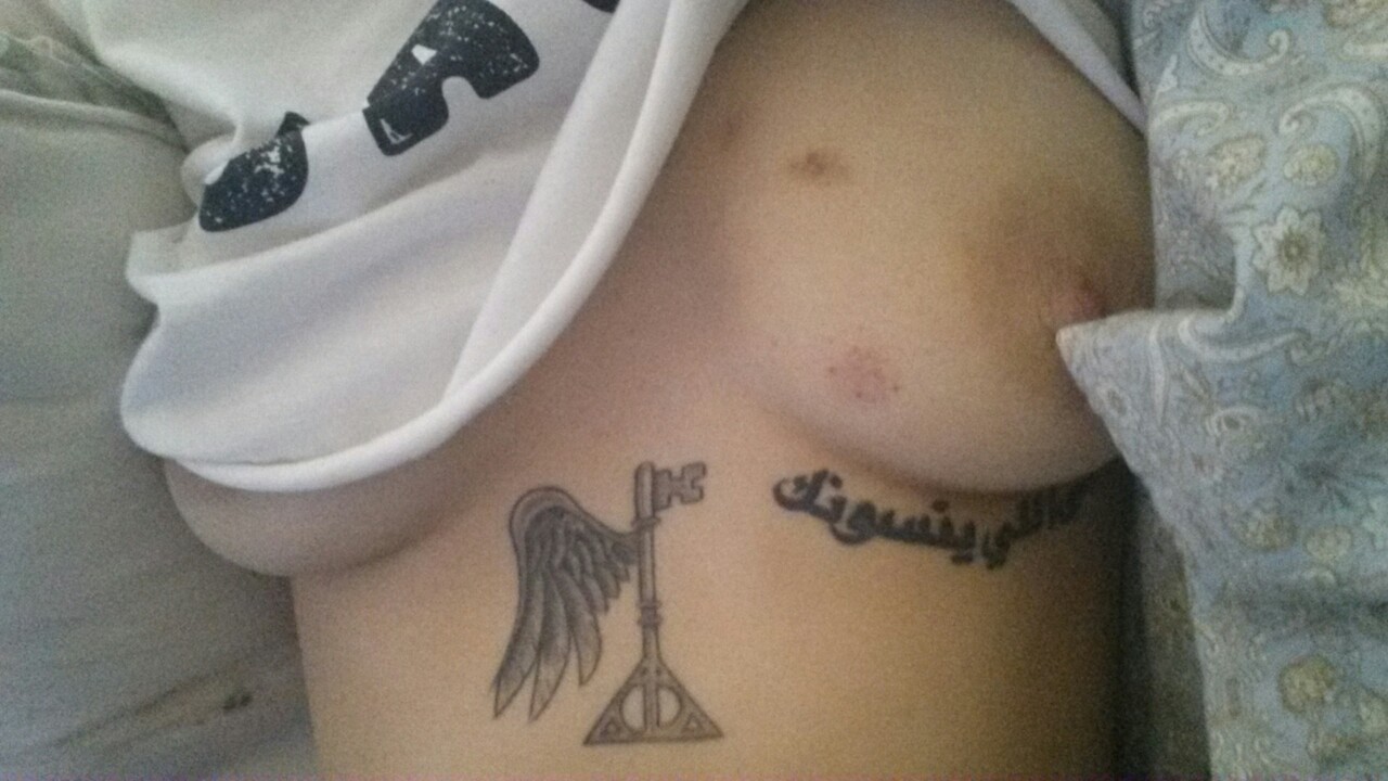nympheminist:  nice lil hickeys, cute lil boobies 