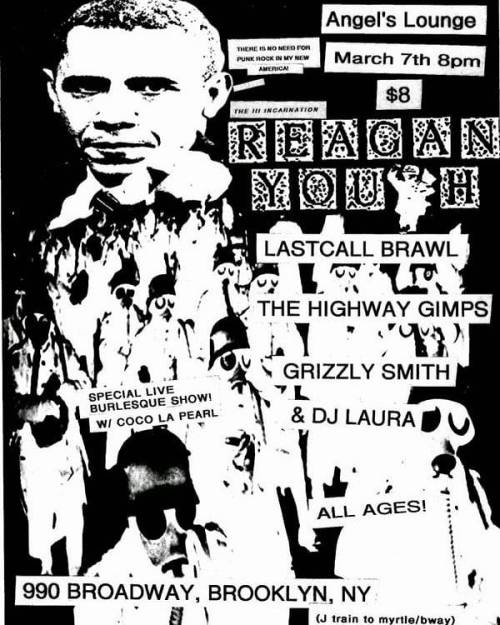 March 7th some years ago. Shows we played in recent years matters just as much. #ReaganYouth#NYHC #H