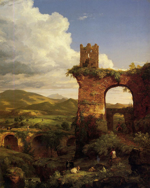 artist-thomas-cole:Arch of Nero, 1846, Thomas ColeMedium: oil,canvas