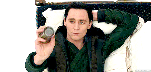 lokihiddleston:“I thought, “What could Loki be doing?” He could be reading a book. He could be doing