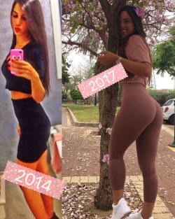 mandy-gomez:  booty workout  Love these pics. Lifting weights does wonders!
