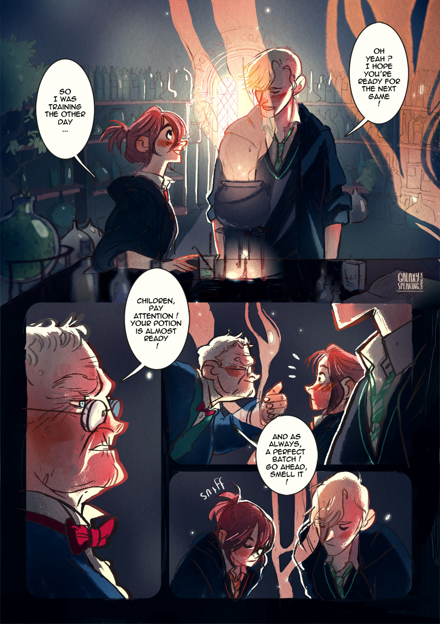 galaxyspeaking:   Amortentia, a Scorpius / Rose comic : page VI / VI  Yes ! I did