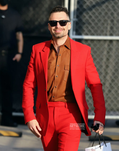 alikat7: Sebastian Stan at Jimmy Kimmel’sFebruary 1, 2022