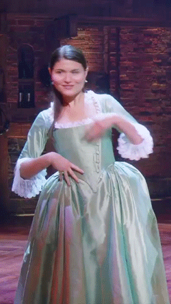 schuylerelizas:Eliza Schuyler Hamilton + costumes [1/3]The Schuyler Sisters dress