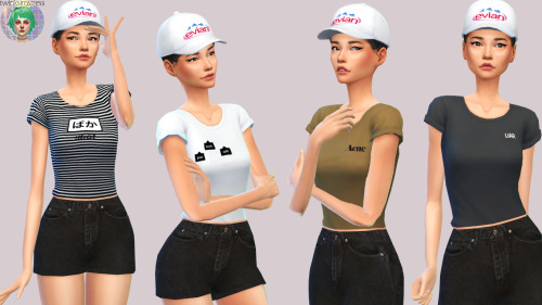 50 SHIRTS + Hats by TwinksimstressANOTHER LONG POST!!(my sim is a Halsey lookalike)Thanks for 500+ f