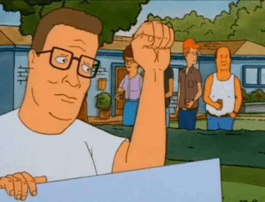 King of the hill spank