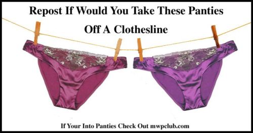 lingerieluvr312: pantyman069: pantycouple: Do you remember the days of panties hanging on clothing l