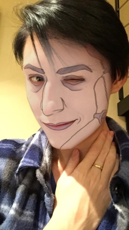 guys i did the faceswapping snapchat thing with a drawing of petronius and it’s creepy but also weir