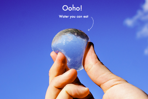 mentalflossr:Edible Water Bottle Could Change Hydration Forever