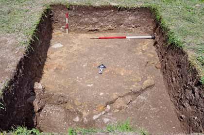 An abandoned Roman villa: The Otford site which was systematically demolished in
