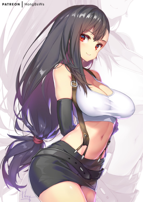 hong-bsws:    Tifa ~(  Final Fantasy VII )  https://www.patreon.com/HongBsWshttps://gumroad.com/bsws  