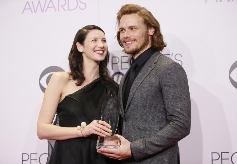 creag-an-fhitich:  She and Sam Heughan absolutely lit up the screen with fireworks.~