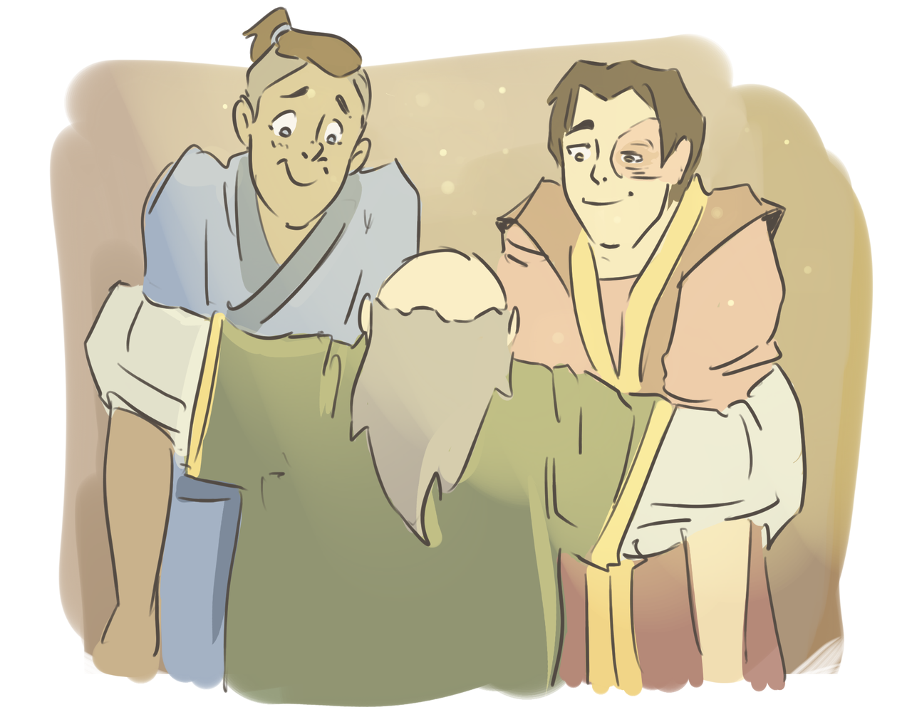 pukotort: zukka week day 4 free day uncle iroh is very happy his nephew   