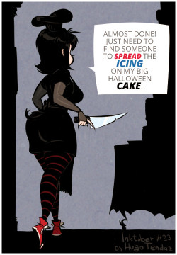 Hugotendaz:    Inktober2017 - 23 - Mavis - Icing On Her Big Cake  Who Will Come To