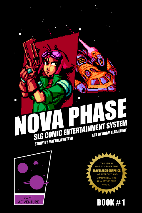 Nova Phase is my comic series that just launched today through SLG. This is some of the art from it.