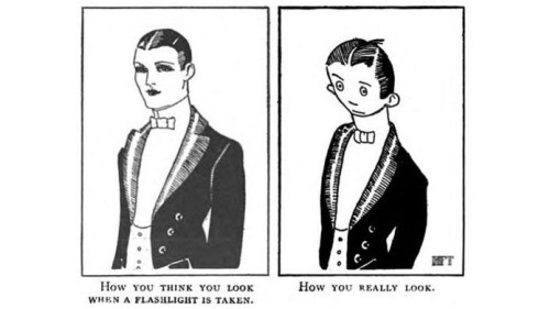 A 1921 cartoon from a satirical magazine called The Judge at the University of Iowa, which uses a fo