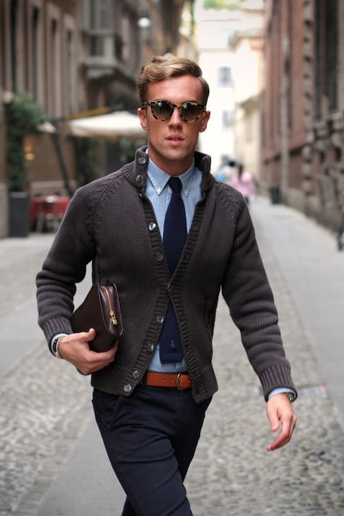 menstyle1:  Men in sweater.  FOLLOW for more pictures. Follow us also on: - Facebook: CLICK HERE - Instagram: CLICK HERE