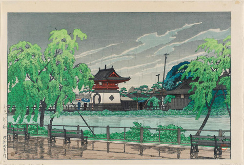 Shinobazu Pond in Rain (from the series Twenty Views of Tokyo), Hasui Kawase, 1929