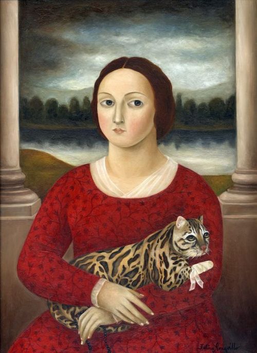 korolevastraj:Fatima Ronquillo - “Woman with Injured Cat”, 2007