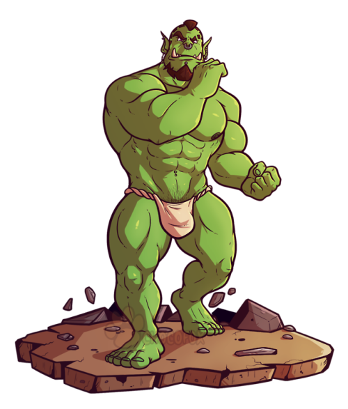 A Wild Orc Appears!A Big wild orc Appeares!What do you do?A) FlirtB) Remove your armourc) How You Do