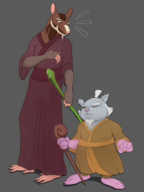 mollykittykatart:So….. about that new Splinter design….