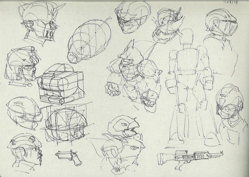 zekerart: 01/28/18 - 01/31/18 Daily sketches and studies