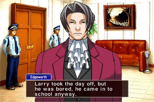 I 100% cannot blame Edgeworth or Maya for teasing the hell out of Phoenix on purpose like this.I’D D