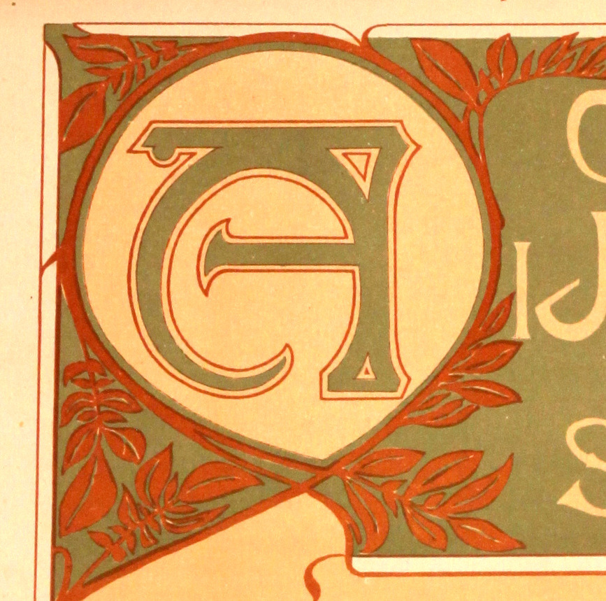 michaelmoonsbookshop:  Art Nouveau Lettres - fine lithographed alphabet fonts Lettres