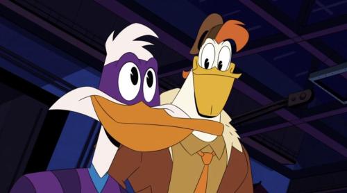 HAPPY ONE YEAR ANNIVERSARY TO THE DUCK KNIGHT RETURNS AND THE REUNION OF DRAKE AND LAUNCHPAD!!!!