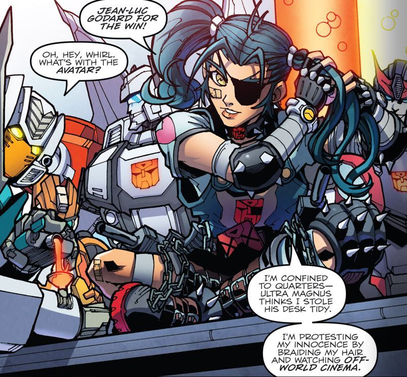 itswalky:  dvandom:  itswalky:  Whirl protesting by braiding his holomatter avatar’s