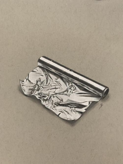 wolftwins: sixpenceee: This is a drawing of aluminum foil | source