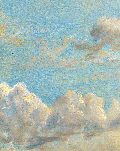 arsantiquis:Cloud Study (detail) by John Constable.
