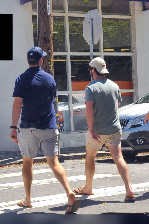 Blue cap, Grey shorts &amp; friends