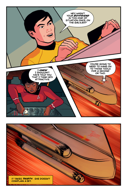 classictrek: Jordan Gibson  and myself made you this bootleg Star Trek comic to enjoy. Yes