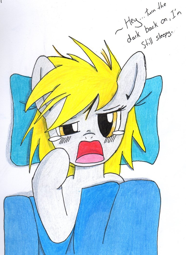 paperderp:  Wake up Derpy by ~Fox-Kai  xD I know that feel, Derpy~ 