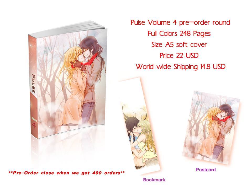 We are opening pre-orders for Pulse Vol. 4 English edition!size: A5 Price: $22 /