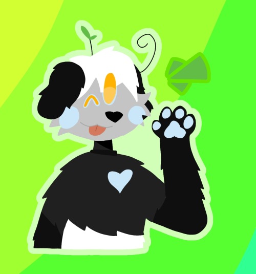 Hey!! Its My 1st Art Trade!!! With @shunpiee!!!! They Is Cute And I Had A Lot Of Fun, They Gave Me Green