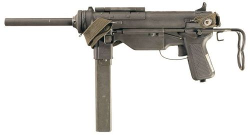 peashooter85:General Motors/Guide Lamp Division US M3A1 “grease gun”, World War II.