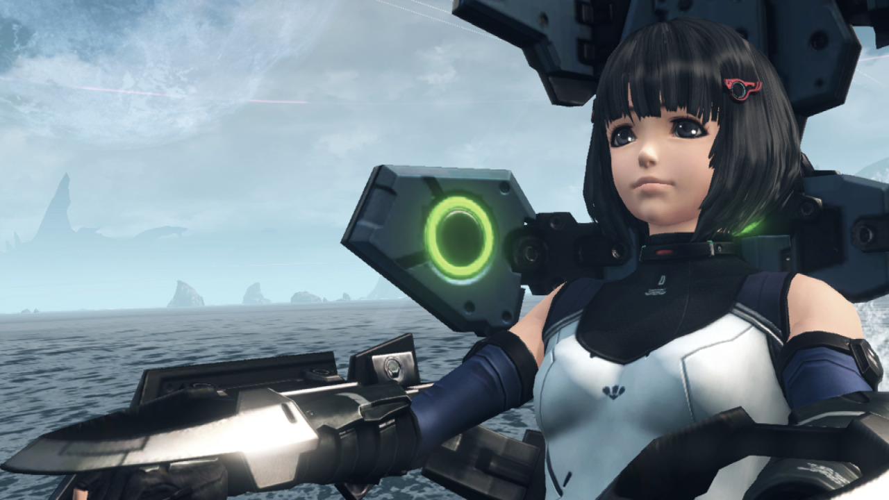 amaranthine-azure:  OMG did anyone else notice her Monado barrette!? SO cool!! XD