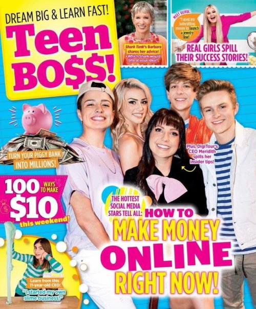 stcrimson667:yayfeminism:This is a real magazine. “Tween to tycoon”..“When I was growing up, it seem