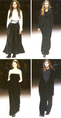 archivings: Yohji Yamamoto Fall/Winter 1999