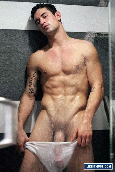 The naked man in every day situations