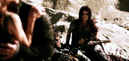 lunaslvgoods:#octavia’s reaction is literally what the bellarke fandom is feeling right now