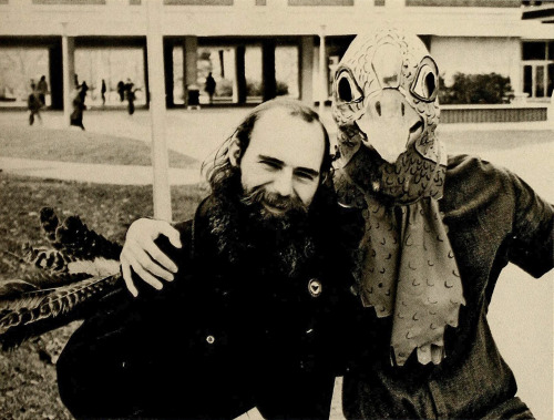 From Purdue University’s 1974 yearbook. The most intriguing vintage masks I’ve encounter