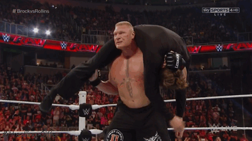 wrestling-giffer:  A Storm passed through San Jose. His name was Brock Lesnar.